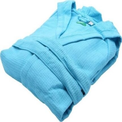 Benetton Blue Honeycomb Bathrobe