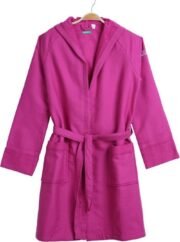 Benetton Dark Pink Honeycomb Bathrobe XL - Image 2