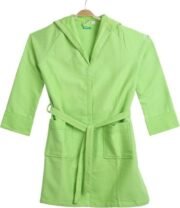 Benetton Green Honeycomb Bathrobe - Image 3