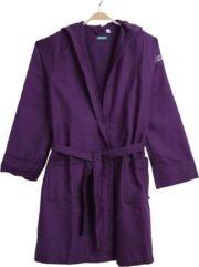 Benetton Purple Honeycomb Bathrobe XL - Image 2