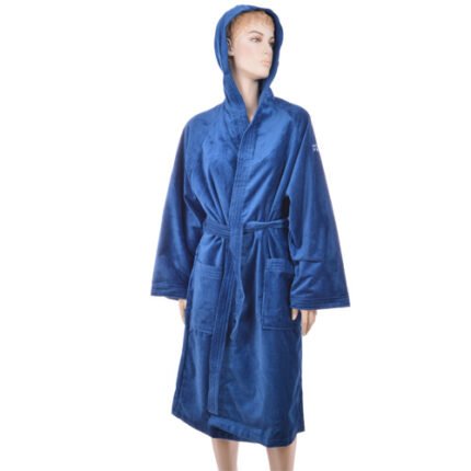 Benetton Navy Solid Bathrobe