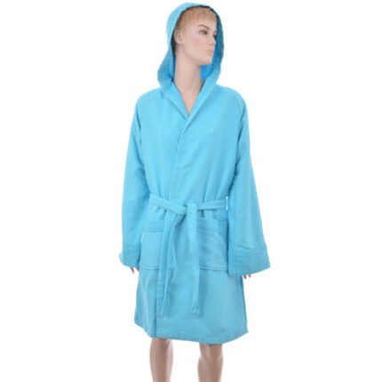 Benetton Blue Honeycomb Bathrobe XL