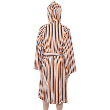 Benetton New Sunny Blue/Orange Bathrobe XL