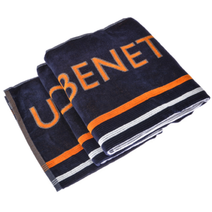 Benetton New Sunny Blue/Orange Beach Towel