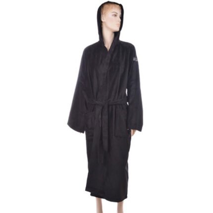 Benetton Solid Black Bathrobe