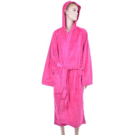 Benetton Solid Cyclamen Bathrobe