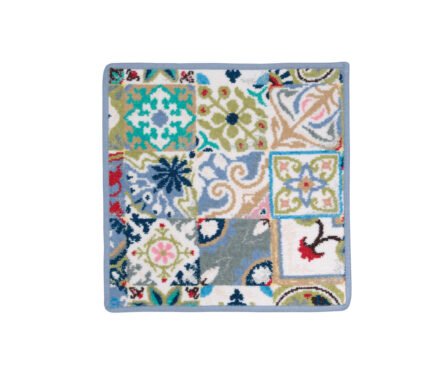 Feiler Manacor Blue Chenille Face Towel 30x30cm