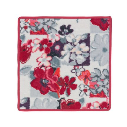 Feiler Valencia Red Chenille Face Towel 30x30cm