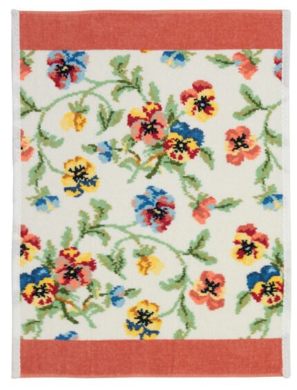 Feiler Viola Red Chenille Hand Towel 37x50cm
