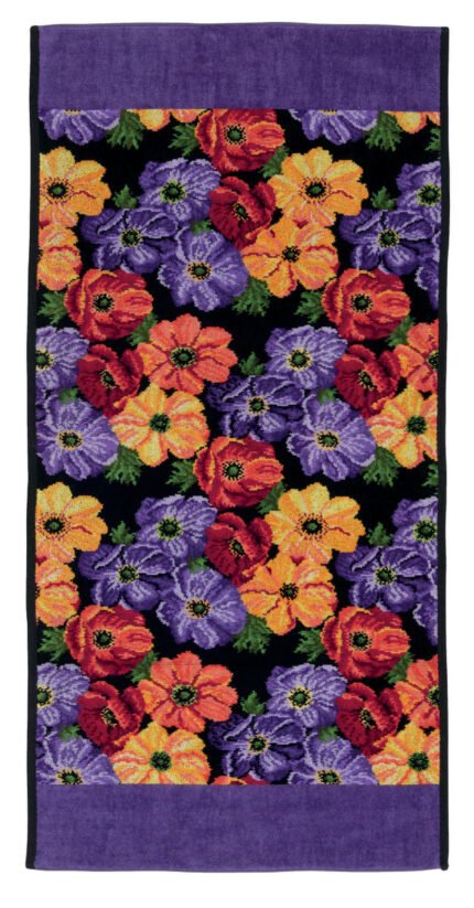 Feiler Iren Chenille Purple Bath Towel 37x80cm