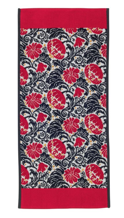Feiler Zoe Red Chenille Hand Towel 37x80cm
