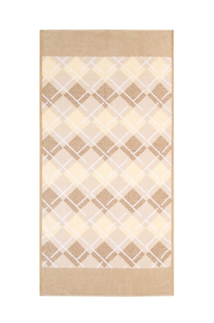 Feiler Dublin Chenille Beige Bath Towel 50x100cm