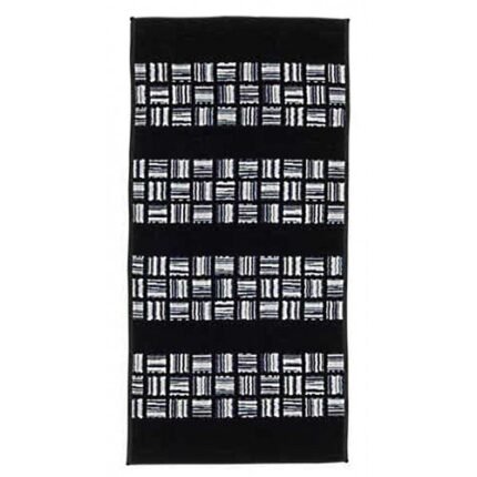 Feiler Chicago Black Bath Towel 50x100cm