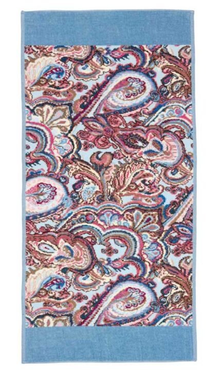 Feiler Maharani Sky Chenille Blue Bath Towel 50x100cm