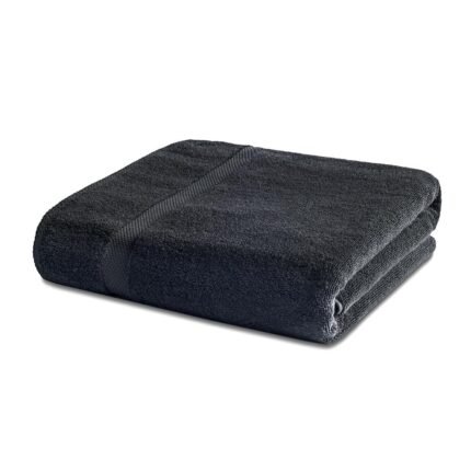 V&B Wave Charcoal Bath Towel 60x110cm